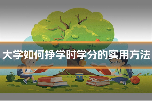 大学如何挣学时学分的实用方法