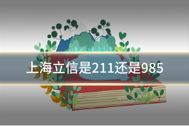 上海立信是211还是985