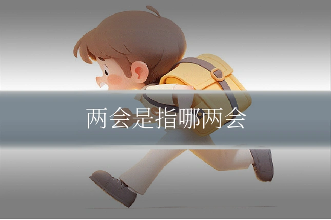 两会是指哪两会