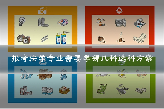 报考法学专业需要学哪几科选科方案