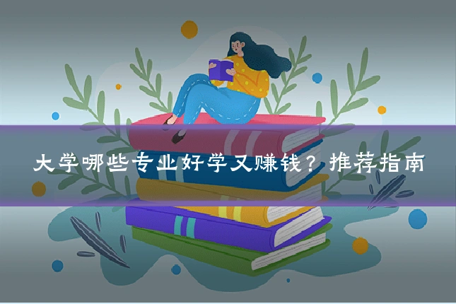 大学哪些专业好学又赚钱?推荐指南