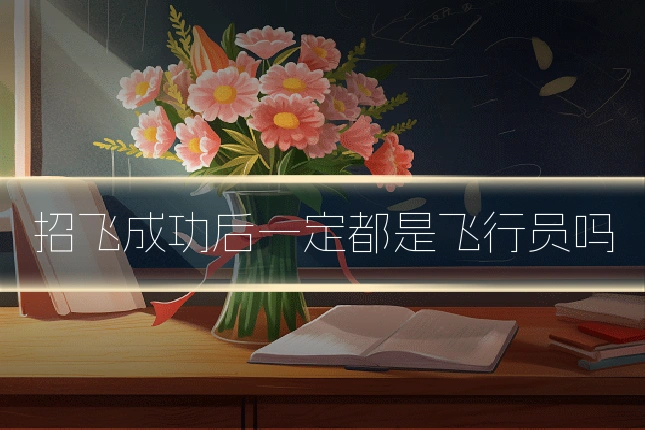 招飞成功后一定都是飞行员吗