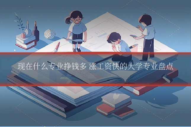 现在什么专业挣钱多 涨工资快的大学专业盘点