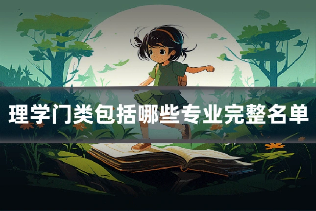 理学门类包括哪些专业完整名单