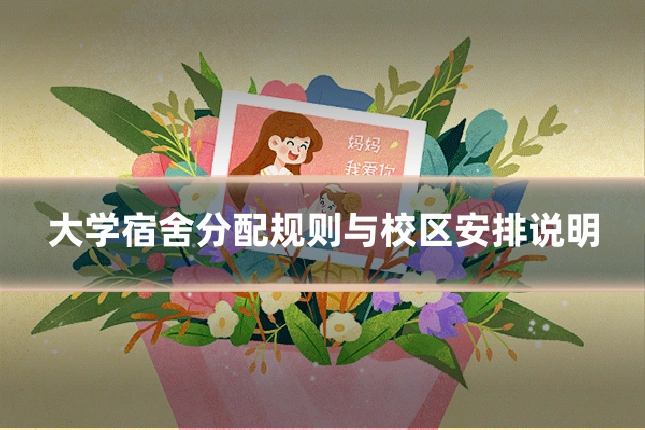 大学宿舍分配规则与校区安排说明