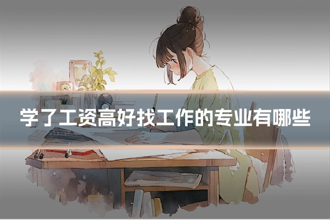 学了工资高好找工作的专业有哪些