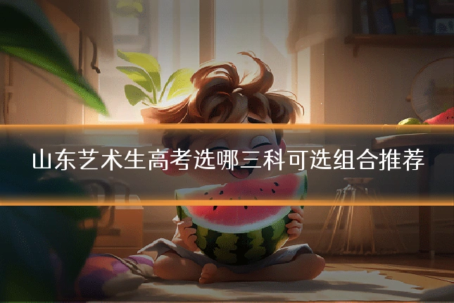 山东艺术生高考选哪三科可选组合推荐