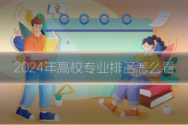 2024年高校专业排名怎么看