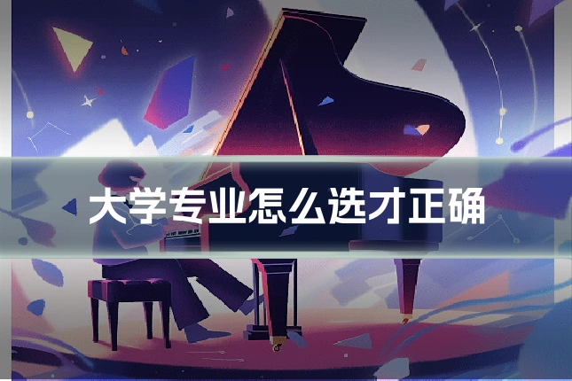 大学专业怎么选才正确