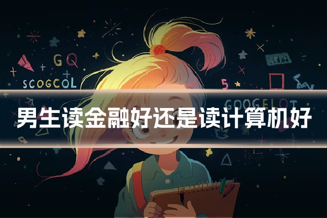 男生读金融好还是读计算机好