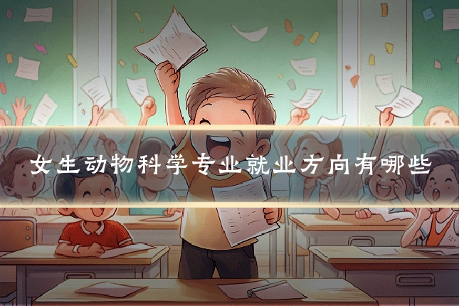 女生动物科学专业就业方向有哪些