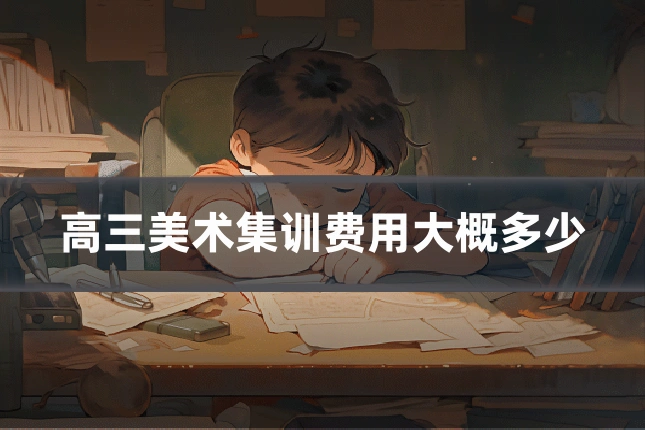 高三美术集训费用大概多少