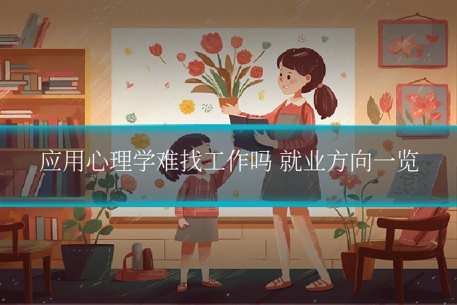 应用心理学难找工作吗 就业方向一览