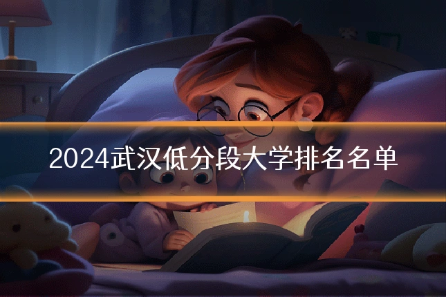 2024武汉低分段大学排名名单