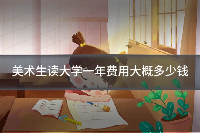美术生读大学一年费用大概多少钱
