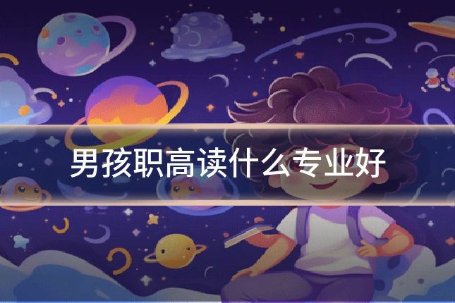 男孩职高读什么专业好