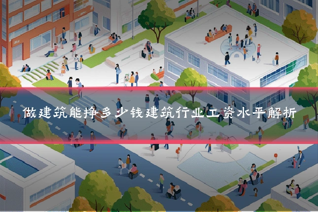 做建筑能挣多少钱建筑行业工资水平解析