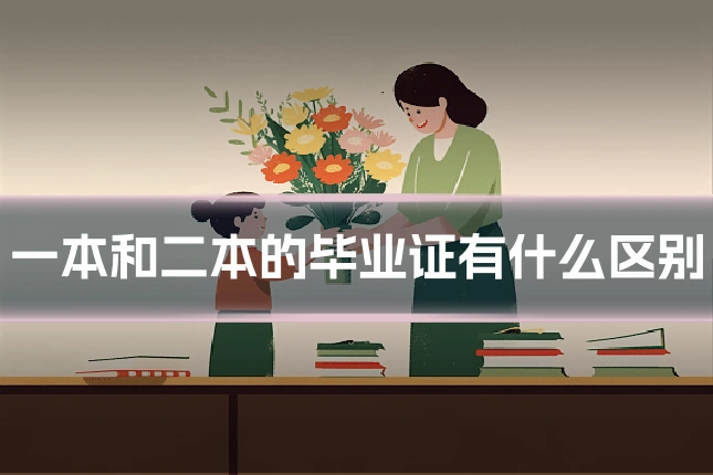 一本和二本的毕业证有什么区别