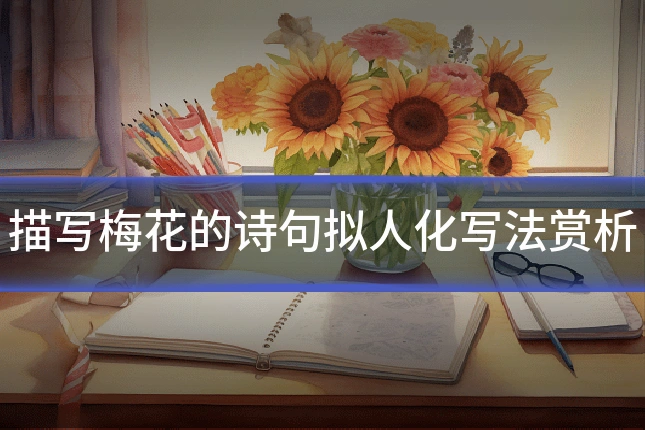 描写梅花的诗句拟人化写法赏析