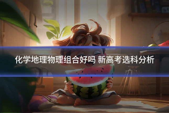 化学地理物理组合好吗 新高考选科分析