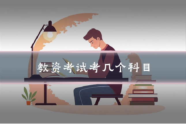 教资考试考几个科目