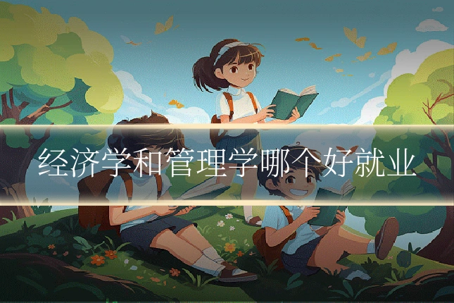经济学和管理学哪个好就业
