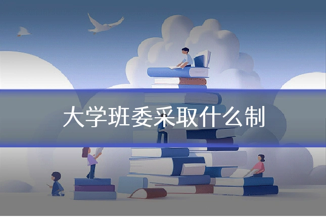 大学班委采取什么制