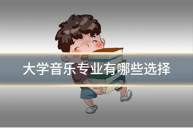 大学音乐专业有哪些选择