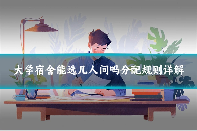 大学宿舍能选几人间吗分配规则详解