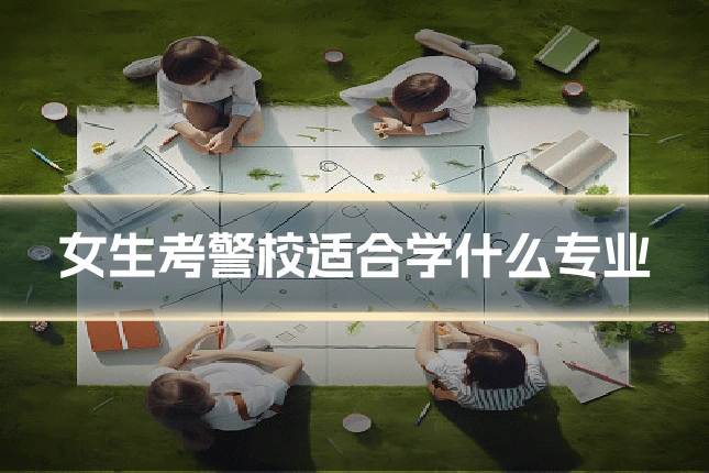 女生考警校适合学什么专业