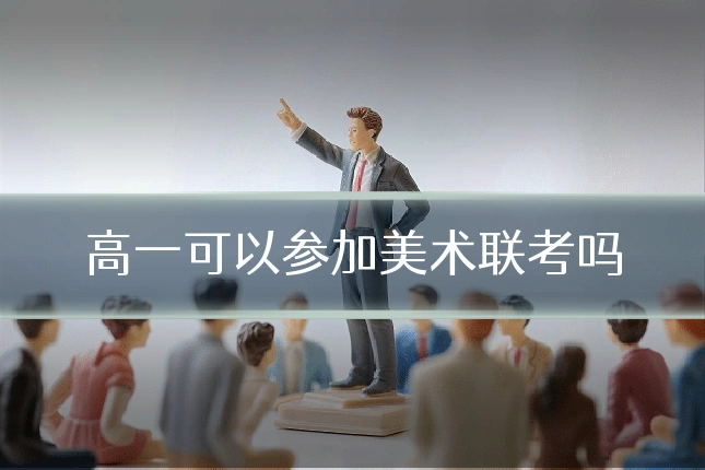 高一可以参加美术联考吗
