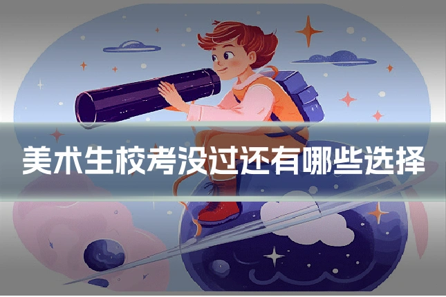 美术生校考没过还有哪些选择