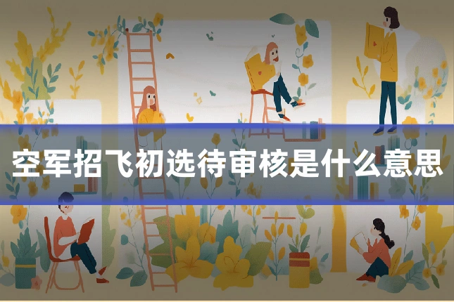 空军招飞初选待审核是什么意思