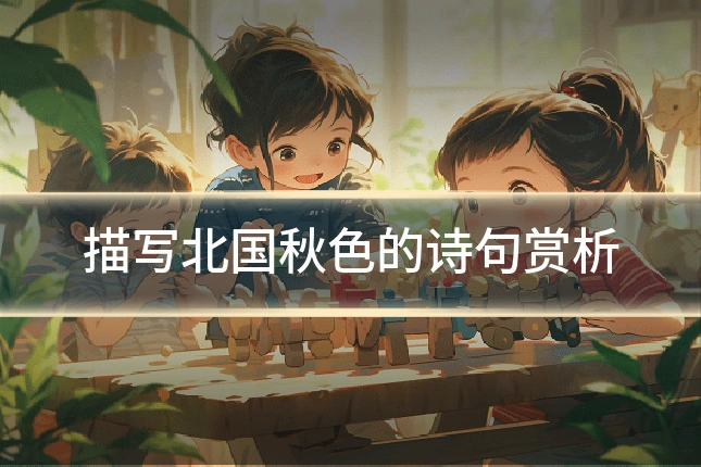 描写北国秋色的诗句赏析