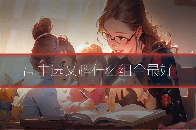 高中选文科什么组合最好