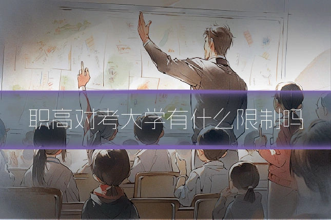 职高对考大学有什么限制吗
