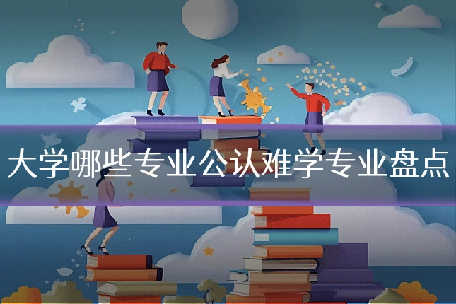大学哪些专业公认难学专业盘点