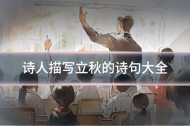 诗人描写立秋的诗句大全
