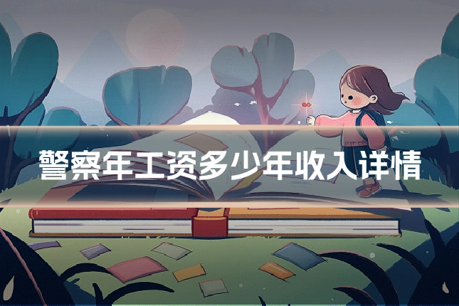 警察年工资多少年收入详情