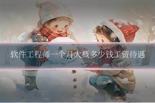 软件工程师一个月大概多少钱工资待遇