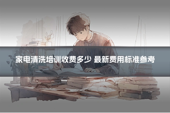 家电清洗培训收费多少 最新费用标准参考