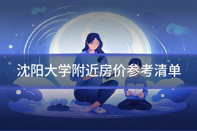 沈阳大学附近房价参考清单