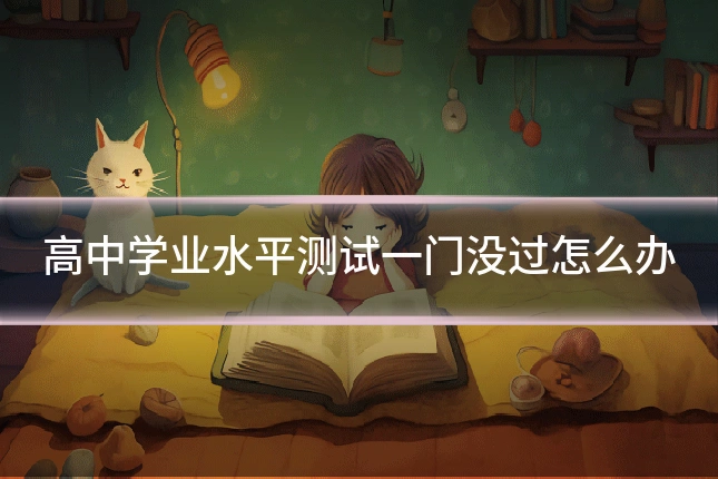高中学业水平测试一门没过怎么办