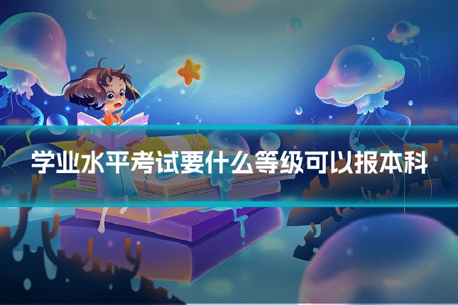 学业水平考试要什么等级可以报本科