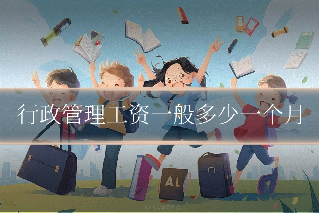 行政管理工资一般多少一个月