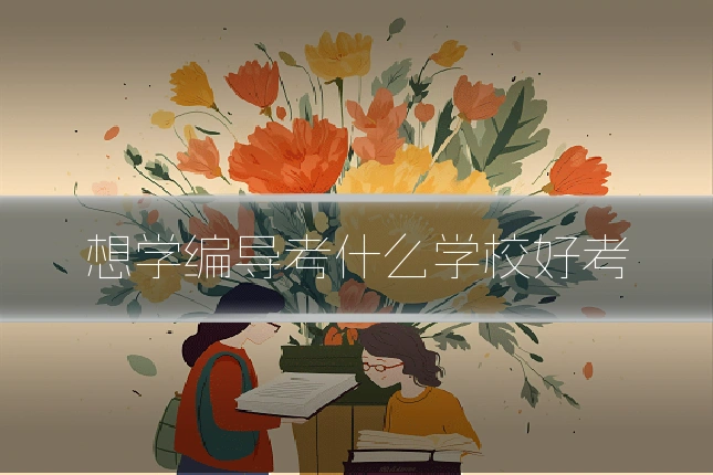 想学编导考什么学校好考