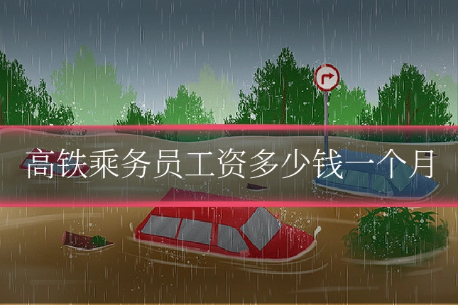 高铁乘务员工资多少钱一个月