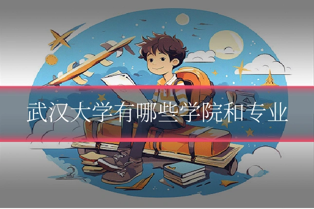 武汉大学有哪些学院和专业