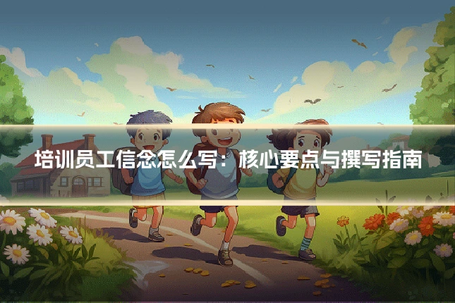 培训员工信念怎么写：核心要点与撰写指南