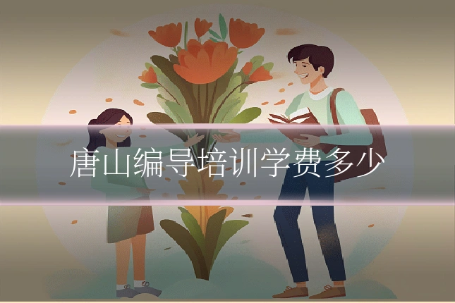 唐山编导培训学费多少